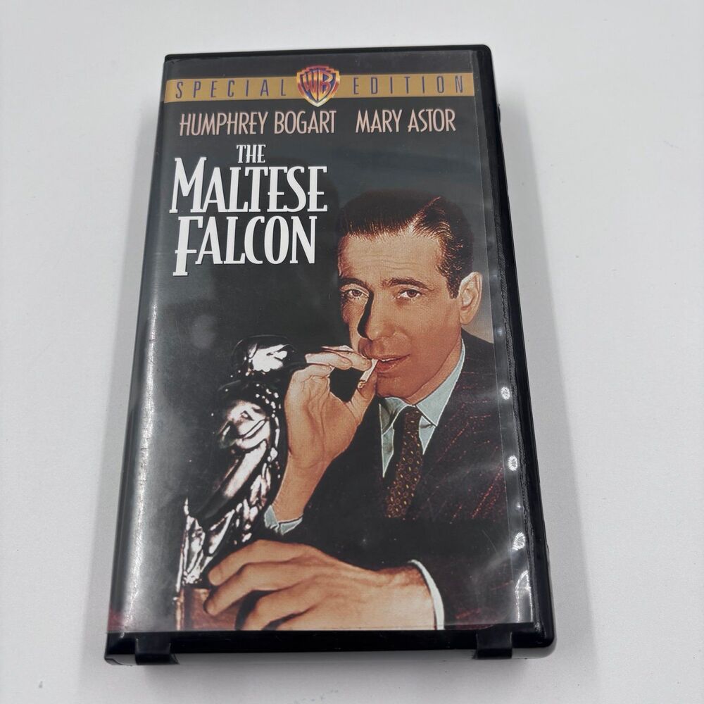 The Maltese Falcon Special Edition VHS Humphrey Bogart Warner Home Video